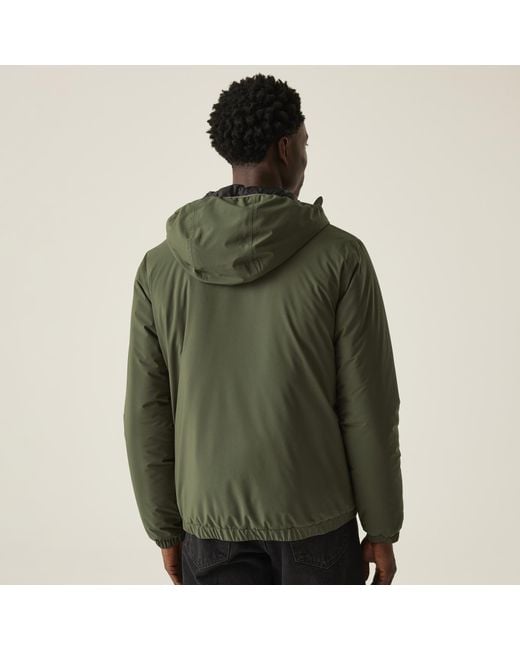 Regatta Green Wiltom Waterproof Hooded Outdoor Walking Hiking Jacket for men