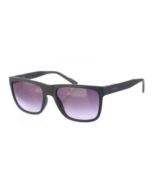 Calvin Klein Purple Square-Shaped Acetate Sunglasses Ck21531S for men