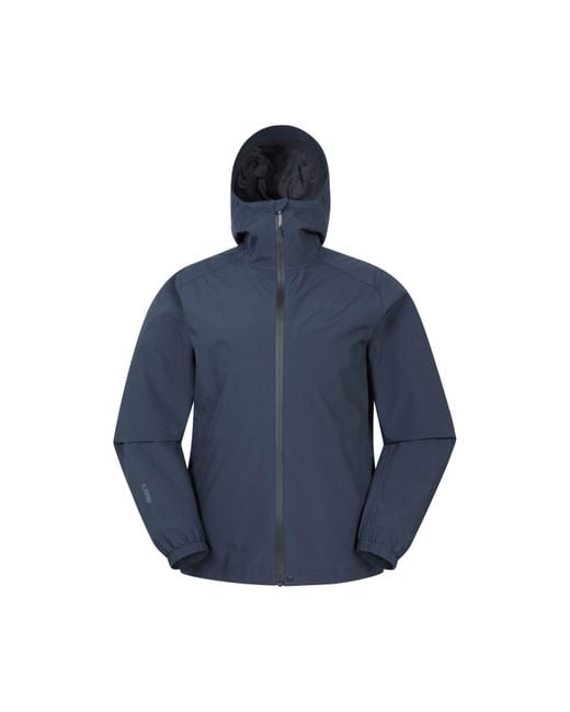 Mountain Warehouse Blue Sambrook Waterproof Jacket for men