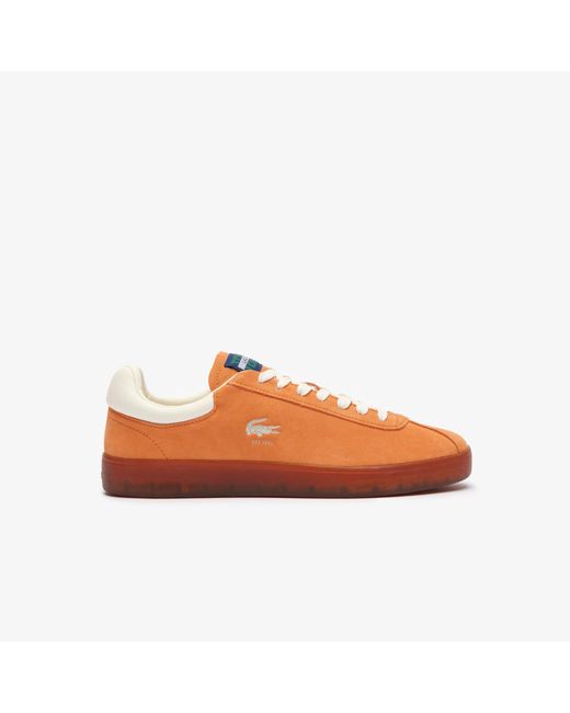 Lacoste Orange Baseshot Leather Sneakers for men