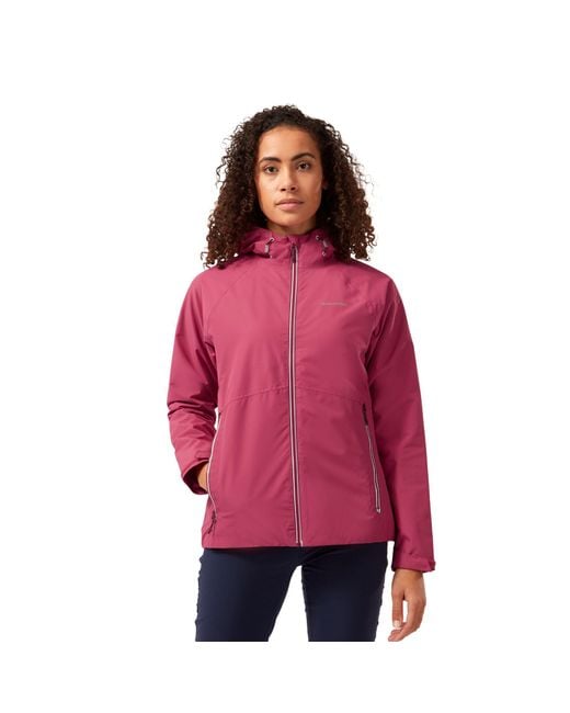 Craghoppers Red Salina Jacket Raspberry