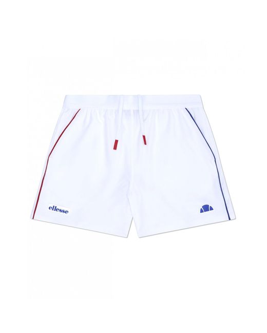 Ellesse White Writtle Shorts for men