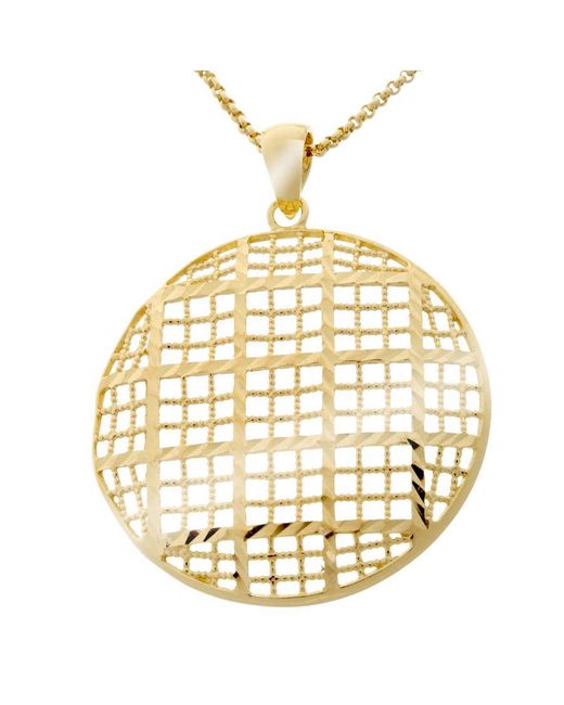 Orphelia Metallic 925 Sterling Chain With Pendant