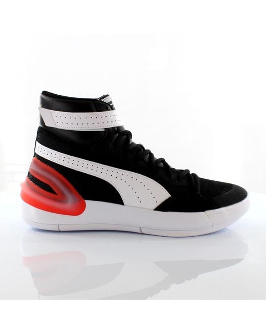 PUMA Black Sky Modern Hi Lace Up Trainers Basketball Shoes 194042 04 for men