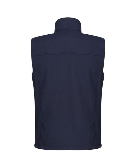 Regatta Blue Flux Softshell Bodywarmer Sleeveless Jacket Water Repellent And Wind Resistant for men