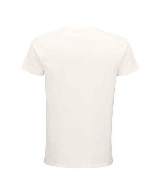 Sol's White Adult Pioneer Organic T-Shirt (Off)