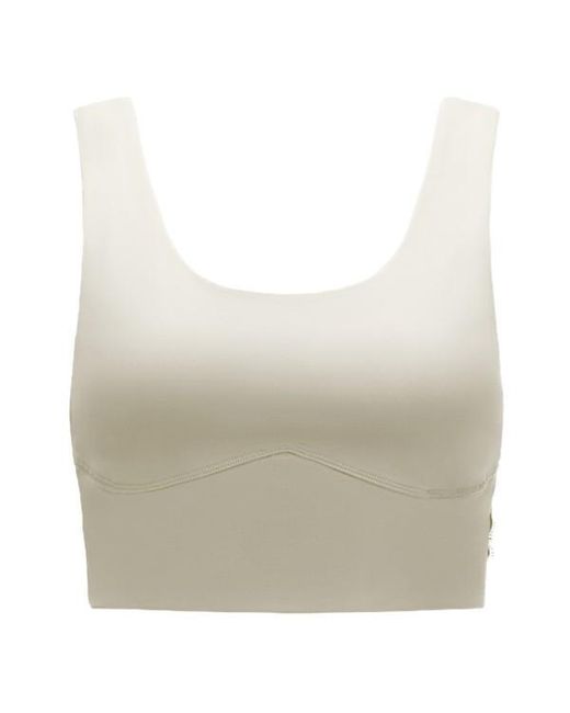 Dare 2b White Ladies Refresh Sports Bra (Almond Milk)