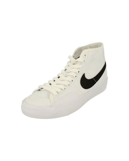 Nike Black Sb Blazer Court Mid S Trainers Dc8901 Sneakers Shoes for men