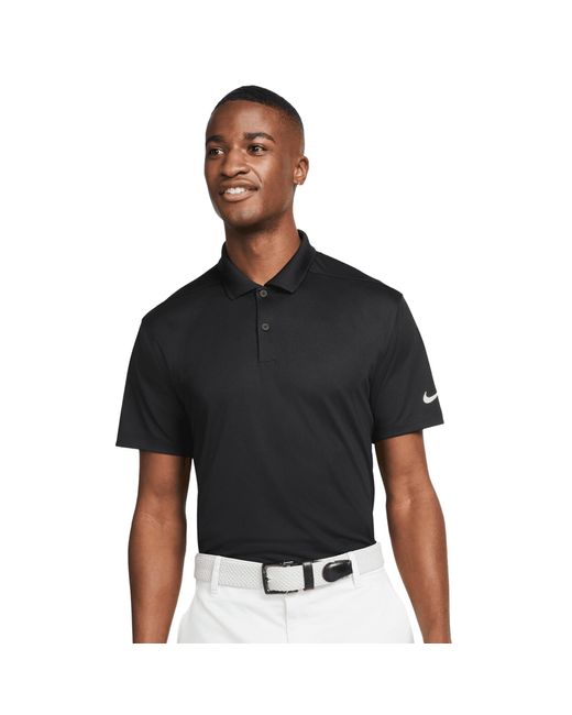 Nike Black Dri-fit Victory Golf Polo for men