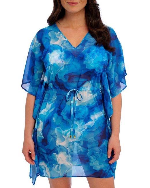 Fantasie Blue Saunton Sands Kaftan