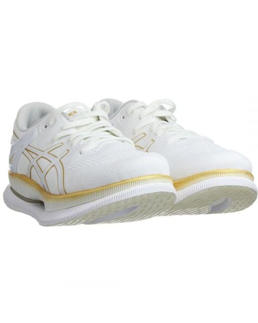 Asics White Metaride Running Trainers for men