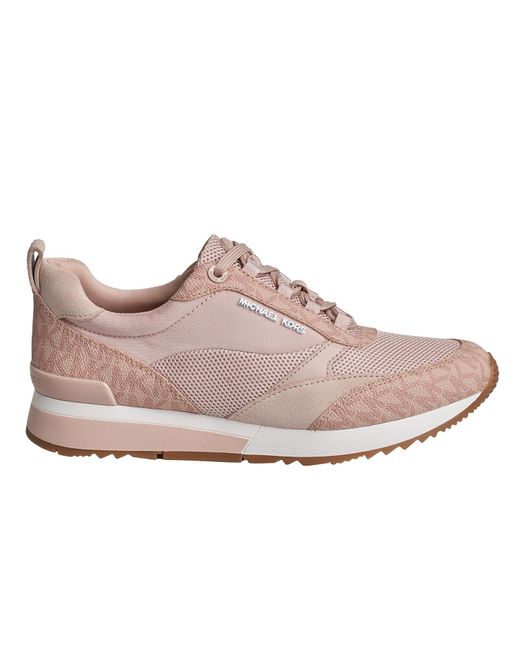 Michael Kors Pink Allie Stride Mesh Sneakers 43S2Alfs7D For