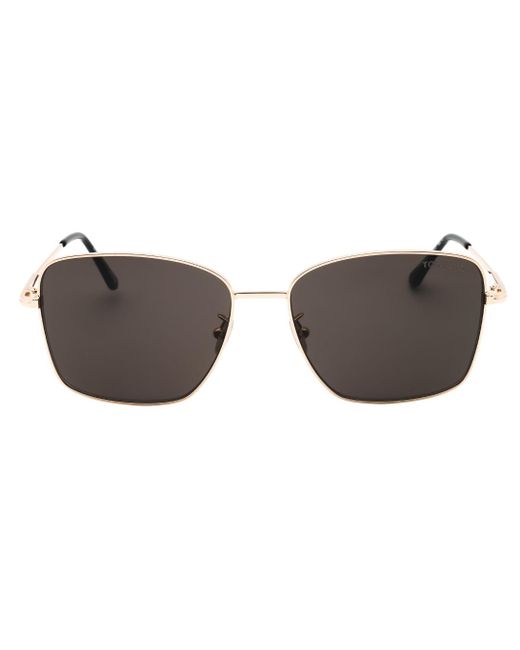 Tom Ford Brown Ft0953-D Shiny Rose Sunglasses Metal for men