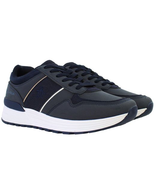 Original Penguin Blue Orwell Trainers for men