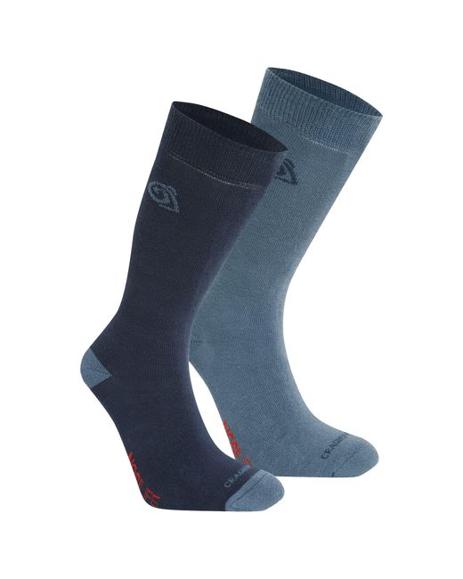 Craghoppers Blue Adult Insect Repellent Socks (Pack Of 2) Stone)