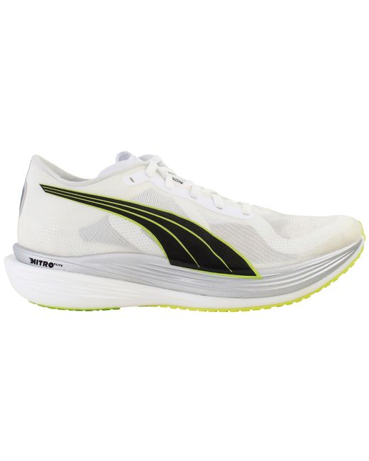 PUMA Green Deviate Nitro Elite 2 Off Running Shoes for men