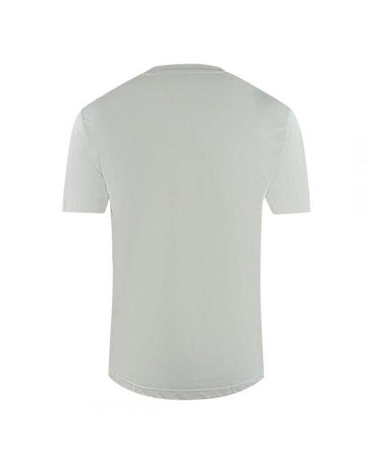 EA7 White Box Logo T-Shirt for men