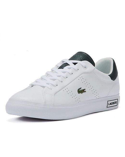 Lacoste Powercourt 2.0 Sneakers in het White voor heren