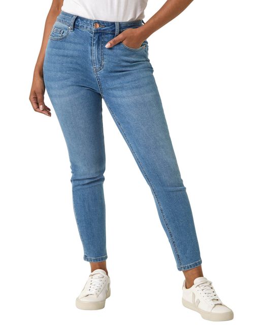 Roman Blue Petite Skinny Stretch Jean