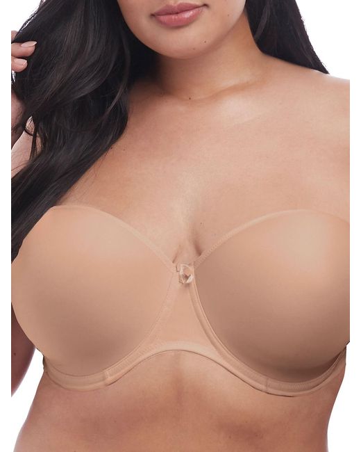 Elomi Brown Smooth Moulded Strapless Bra