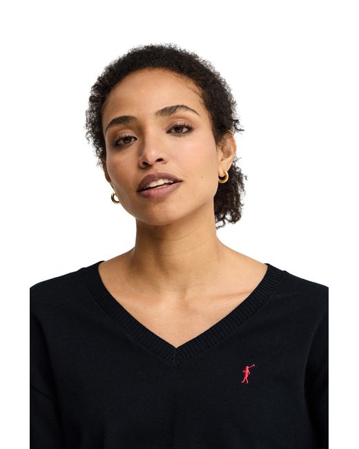 POLO CLUB Black V-Neck Sweater Pullover18