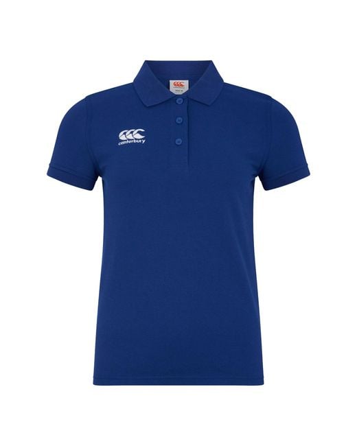 Canterbury Blue Ladies Waimak Polo Shirt (Royal)