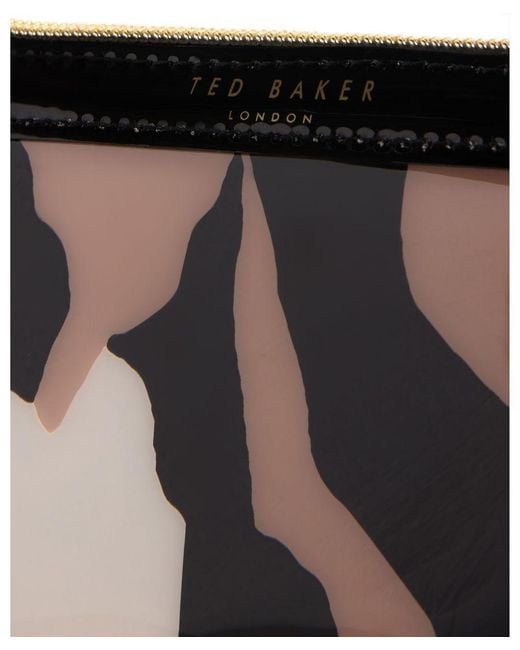 Ted Baker White Camii Retro Flood Printed Make Up Bag