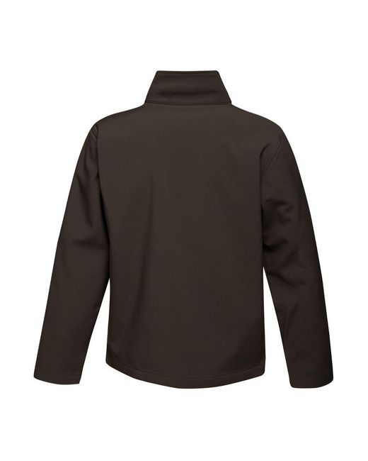 Regatta Black Ablaze Printable Softshell Jacket for men