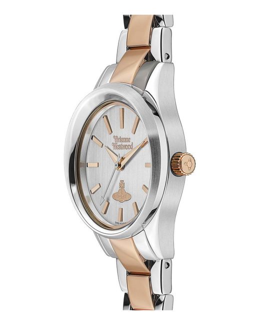 Vivienne Westwood Metallic Vv111Slrs Ladies Holloway Watch