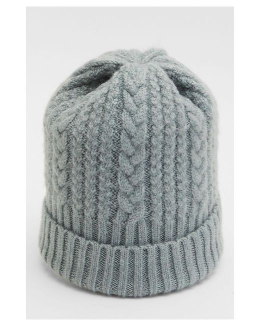 Quiz Gray Knit Beanie Hat
