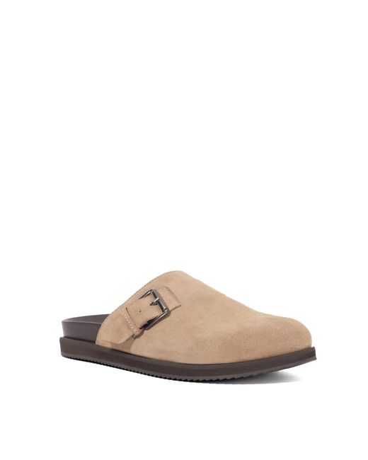Dune Natural Baldwin Slip On Clogs for men