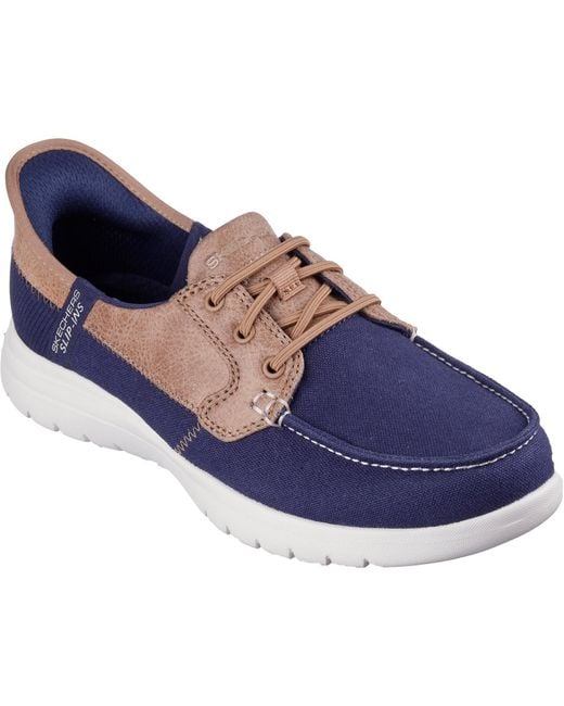 Skechers On-the-go Flex in het Blue