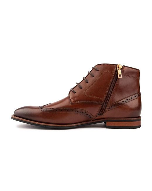 Ted Baker Brown Waldem Boots Patent Leather for men