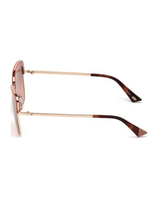 WEB EYEWEAR Brown Metal Sunglasses
