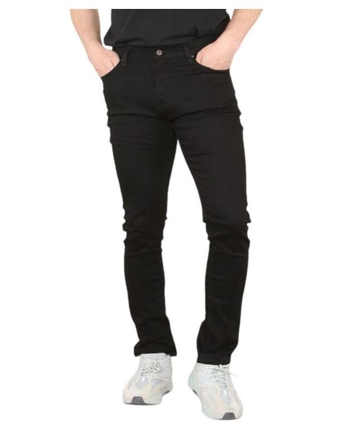 MYT Skinny Fit Jeans Stretchdenim In Zwart in het Black voor heren
