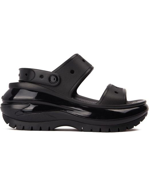 CROCSTM Black Mega Crush 2 Strap Shoes