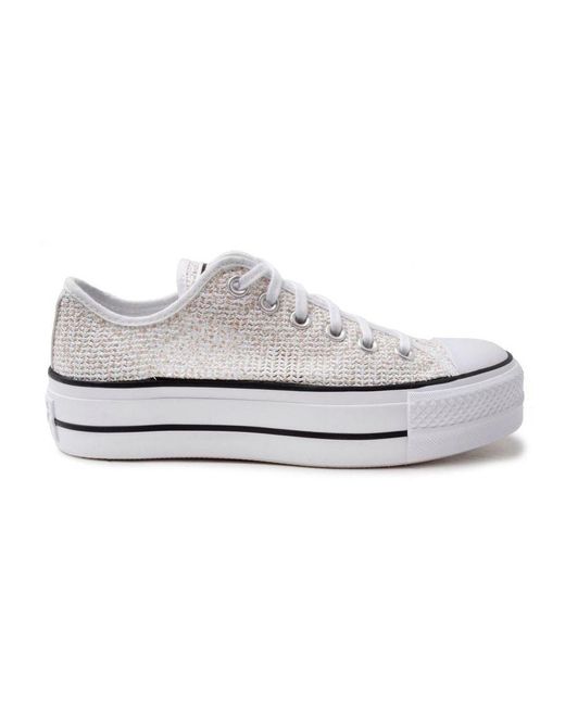 Converse All Star Lift Ox-sneakers in het White