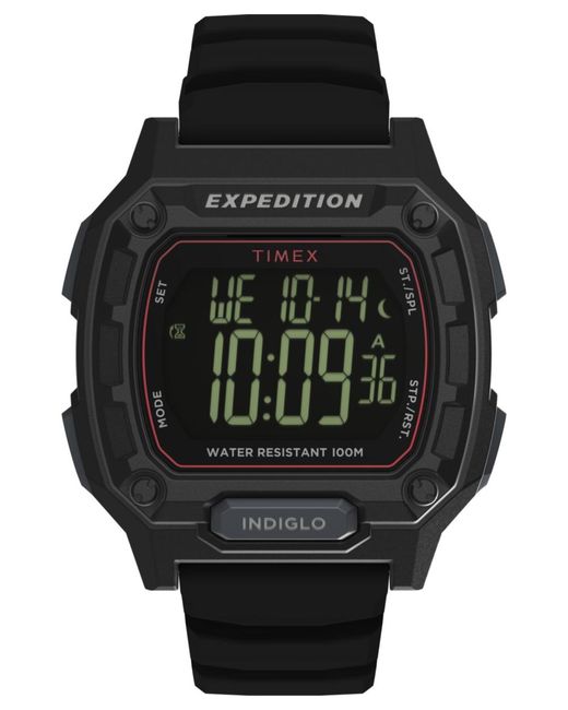 Timex Black Expedition North Ridge Watch Tw4B34400 Silicone for men