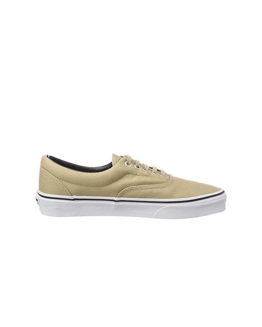 Vans Era Lace-up Bruin Canvas Plimsolls Y6xf4u in het White voor heren