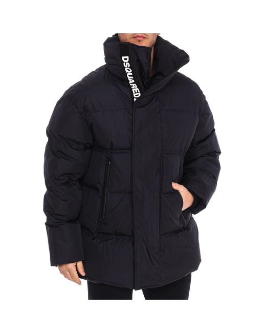 DSquared² Blue Padded Jacket S71An0219-S53352 for men