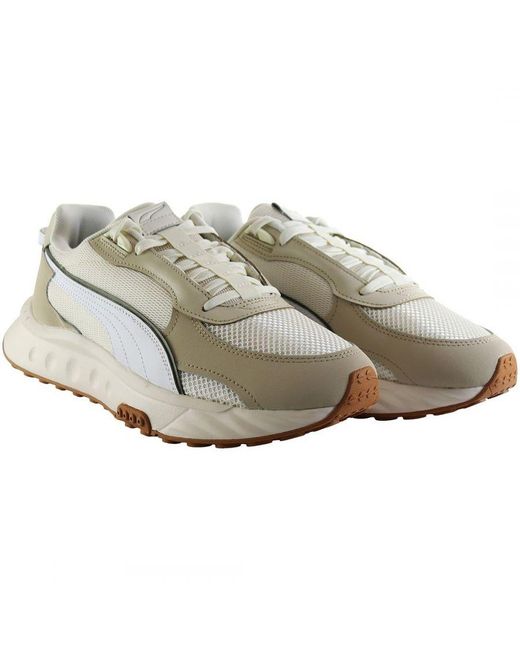 PUMA Gray Wild Rider Future Trainers for men