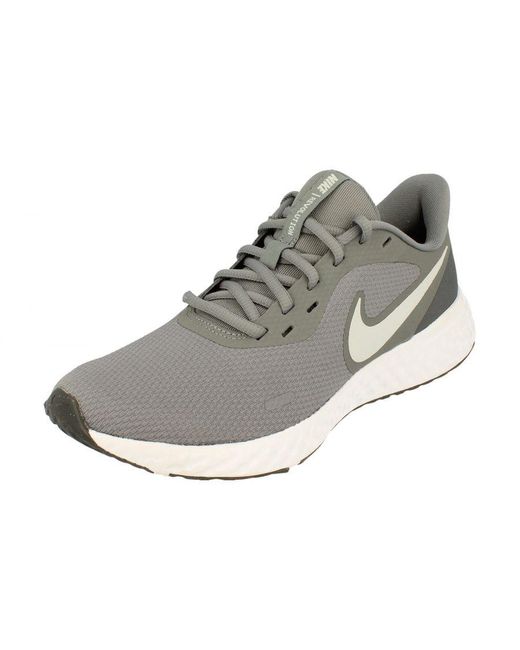 Nike Gray Revolution 5 Trainers for men