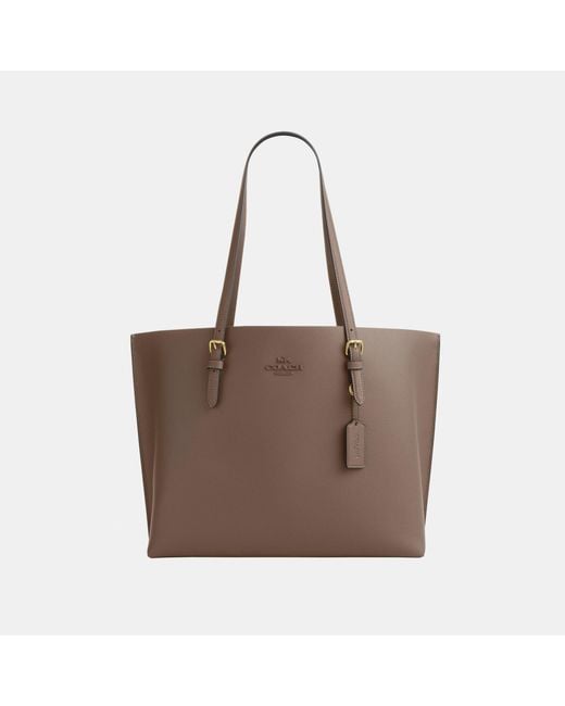 COACH Mollie Tote in Brown Lyst UK