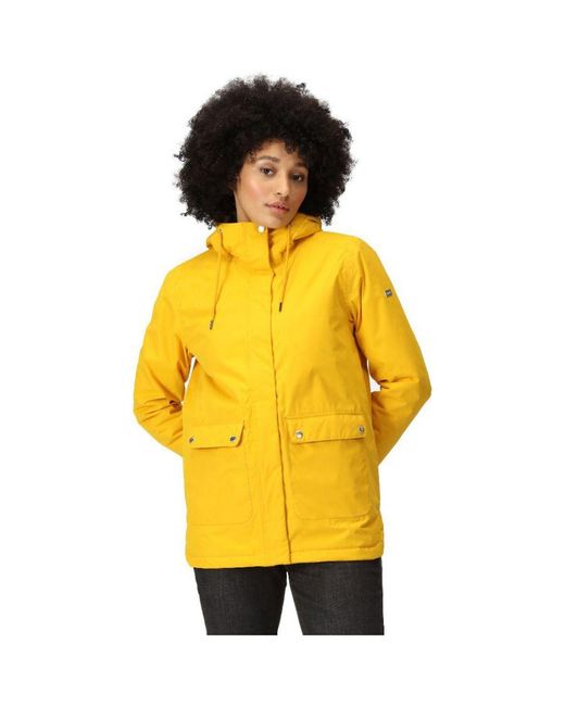 Regatta Yellow Broadia Waterproof Insulated Jacket Coat