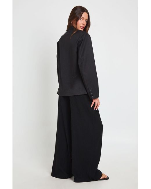 Boohoo Black Slouchy Oversized Blazer