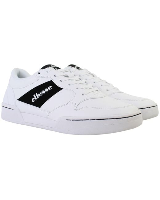 Ellesse White Ustica Trainers for men