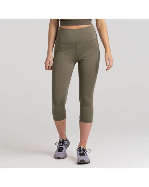 Craghoppers Green Kiwi Crop Legging Wild (Regular)