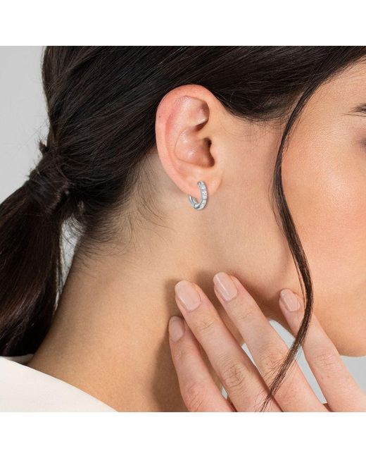 Eastside Blue Stainless Steel Earring