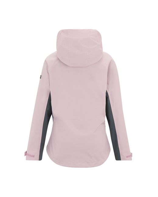 Regatta Pink Ladies Freesdale Waterproof Jacket (Powder Lilac/Dark Storm)