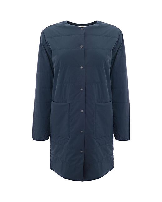 Snow Peak Blue Flexible Insulated Long Cardigan Jacket